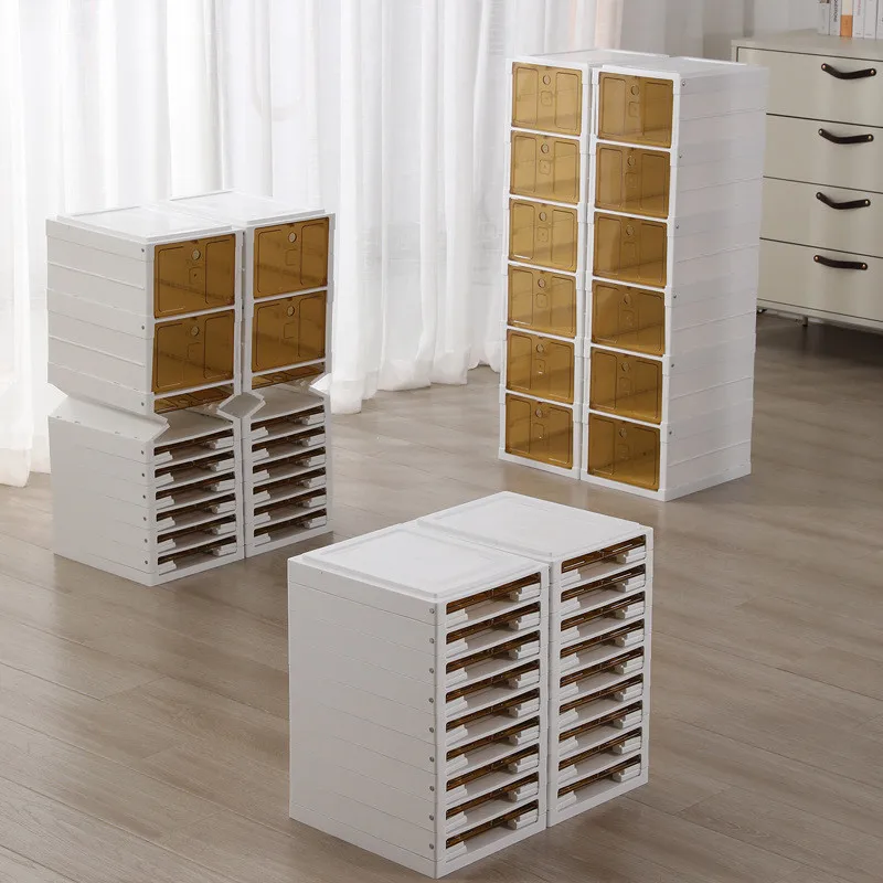 Telescopic shoe rack without installation, 3-Tier,6-Tier,9-Tier