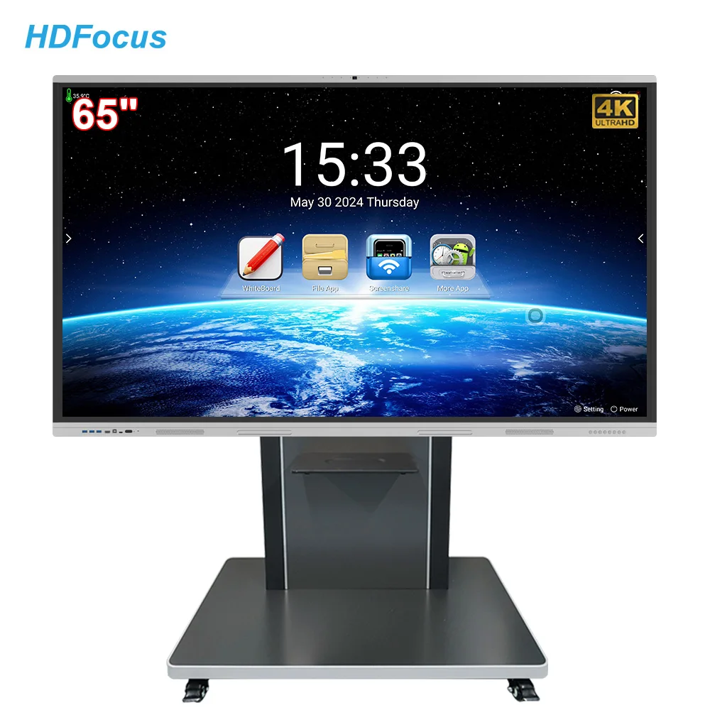 86 inch 4K Interactive Whiteboard Smart Lcd Screen Wholesale Smart Whiteboard Glass Whiteboard Interactive Flat Panel