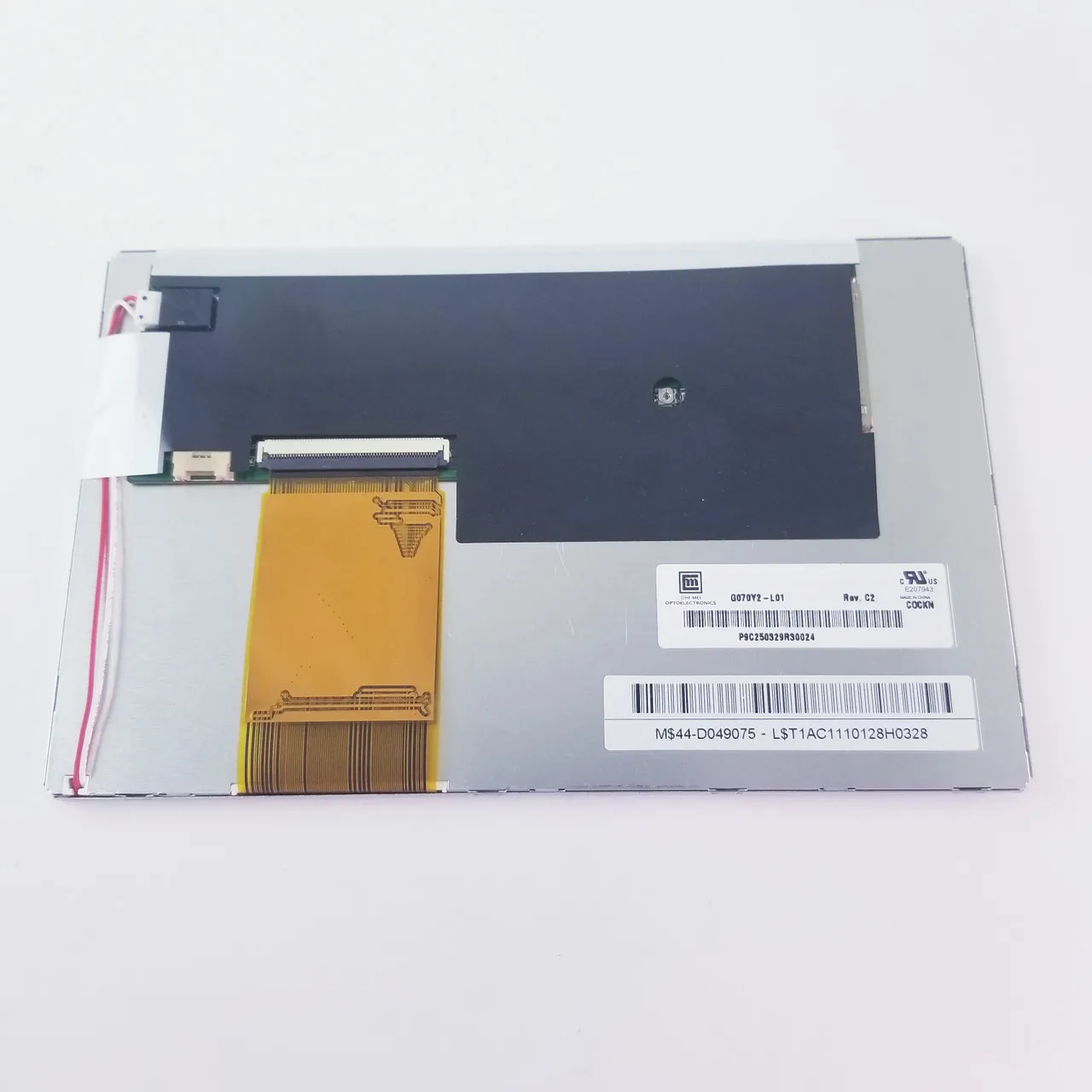 Innolux 7 Inch LCD Module 800*480 LVDS Interface G070Y2-L01 Brightness 500 CD For Industrial and Car Display Using