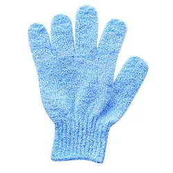 Custom Five Fingers Mitt Massage Dead Skin Remover Body Exfoliator Gloves Body Scrubber Shower Exfoliating Bath Gloves