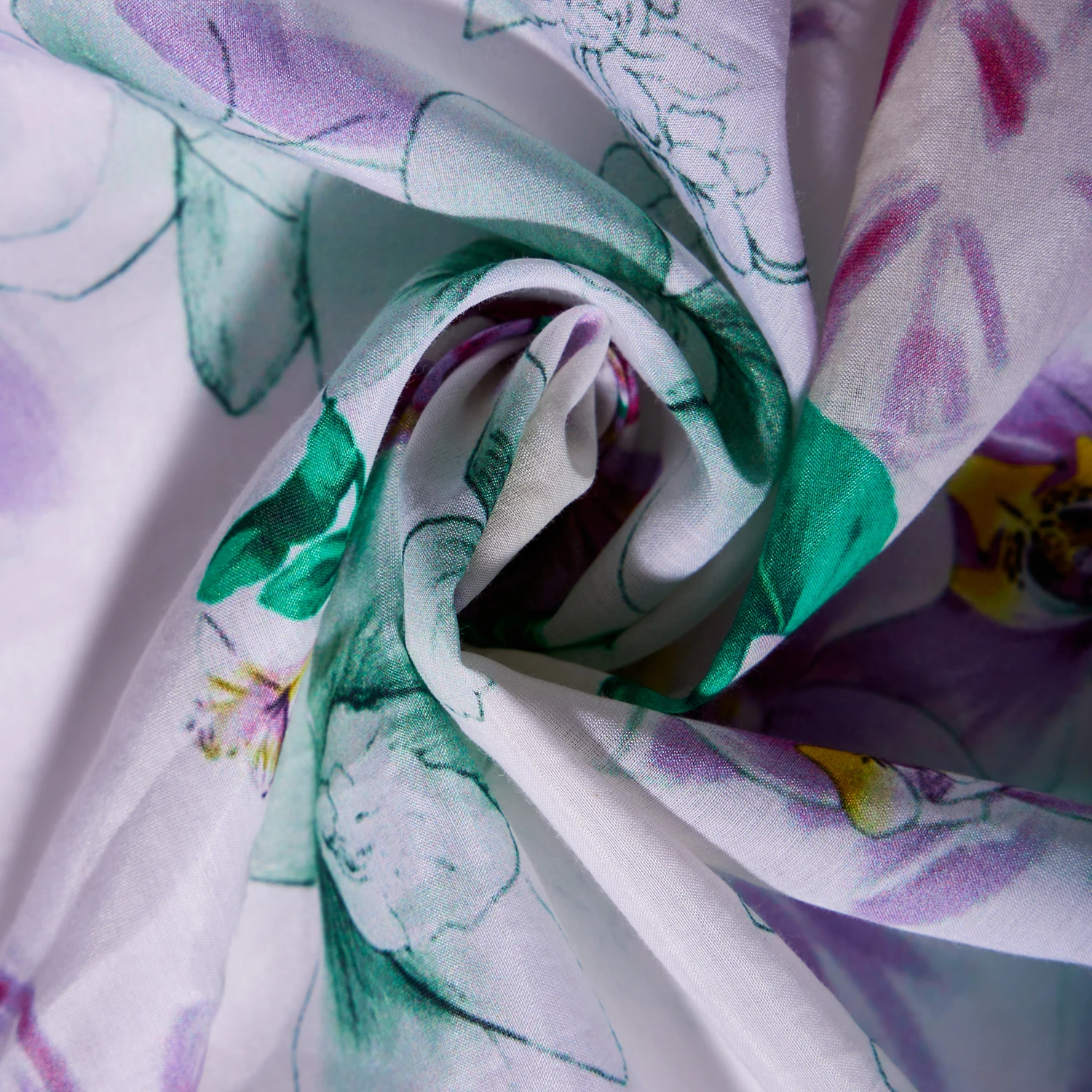 Buy Oeko 100 PDF 9 To 19mm 135cm Plain Dyed Silk Cotton Voile Ice Silk Skin care Natural Fabric Digital For Ladies Garment