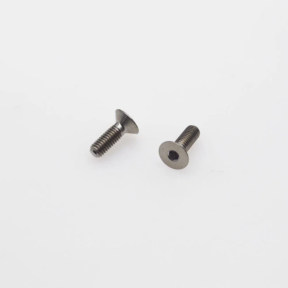 Custom silver color Gr.5 titanium Steering wheel screws