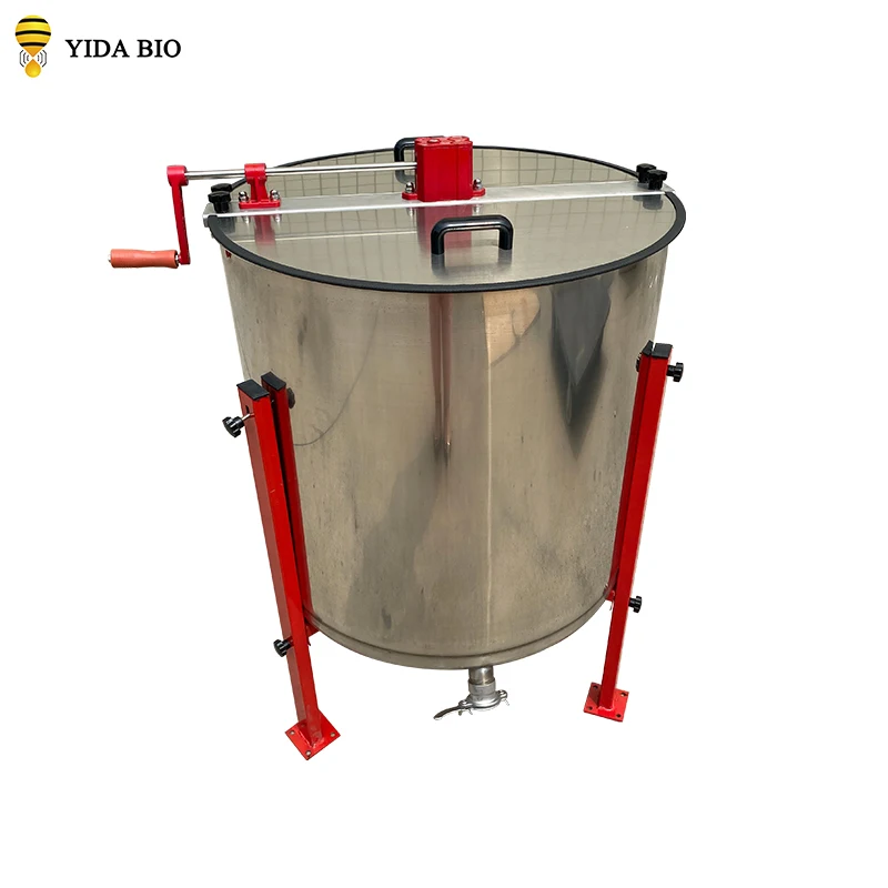 6 frames manual honey processing machine honey centrifuge
