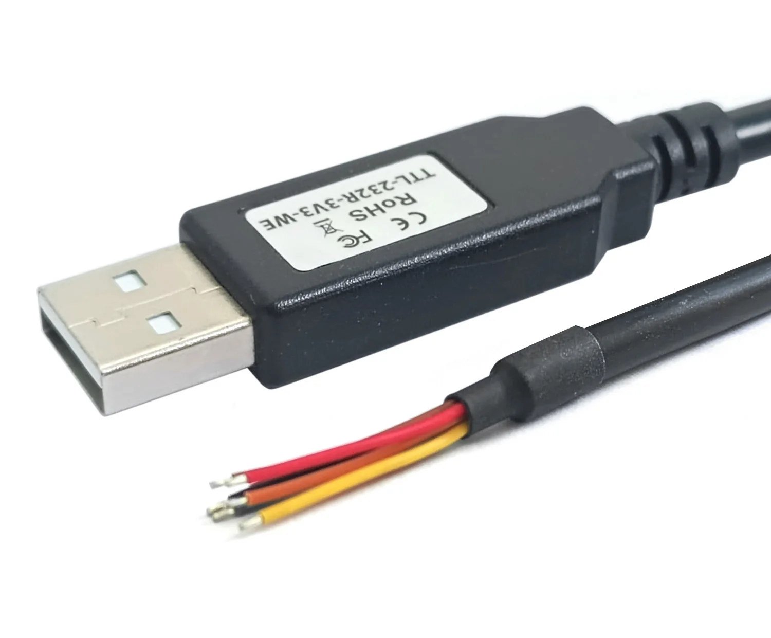 UART до USB TTL кабель чип FTDI FT232RQ конца провода 3 V адаптер TTL-232R-3V3-WE-1800