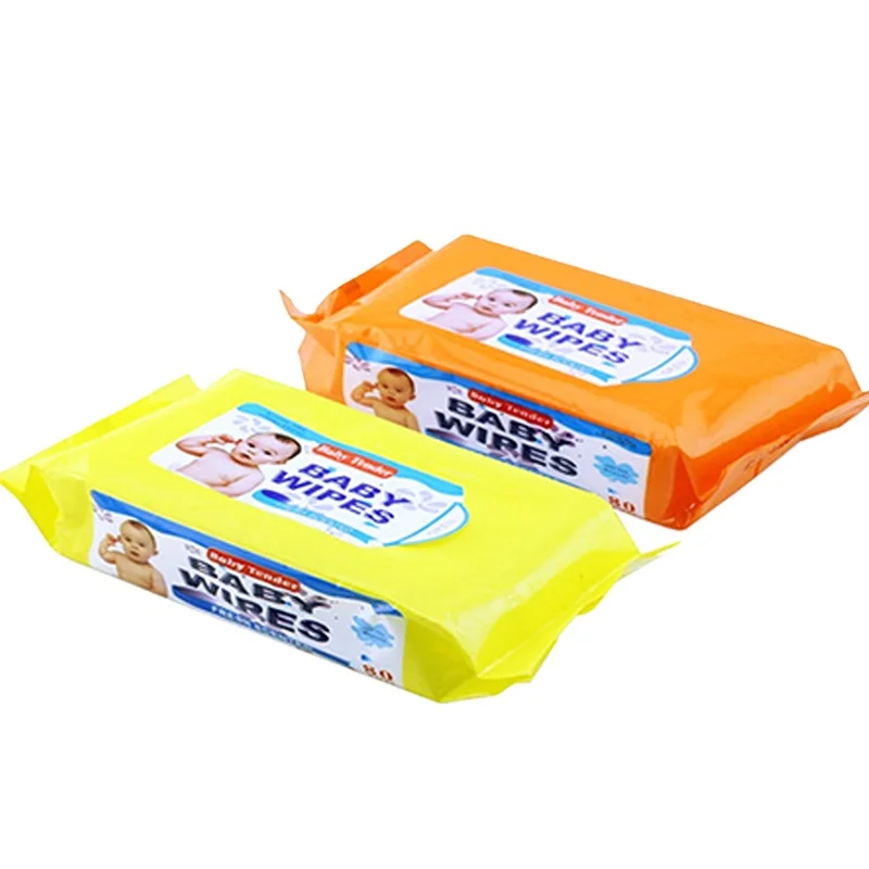 NDC MSDS ISO9001 Unscented for Mouth Hands 30000bags 15*20cm 45gsm(optional) Baby Tender Baby Wet Wipes Flow Pack Spunlace