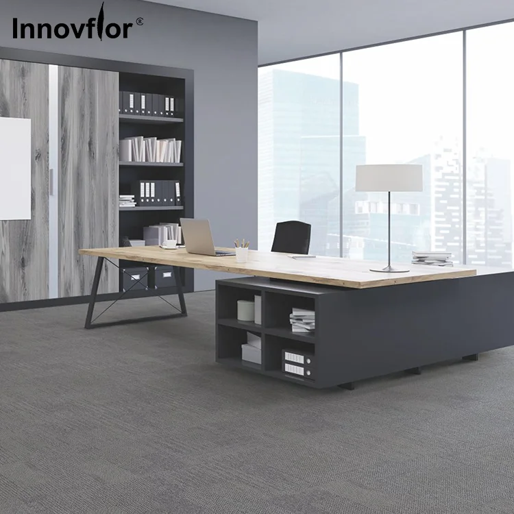 Tiles Carpet Backing Tufted Commercial Floor Carpet Hotel Carpet Polypropylene Fabric Plain Color Loop Pile PVC