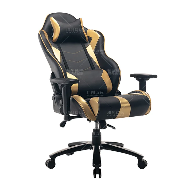 Cheap Commercial Leather Office bossin gaming race chair with footrest