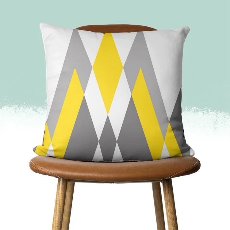 Наволочки с бахромой, геометрические Современные Простые диванные подушки в скандинавском стиле, подушки для гостиной, спальни/