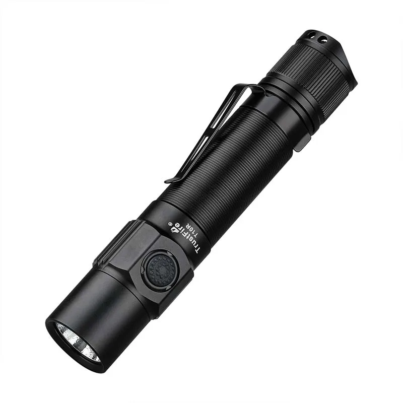 Trustfire T10R 1800LM USB C Handheld Flashlight LED Camping Flashlight 18650 Tactical Torch Light