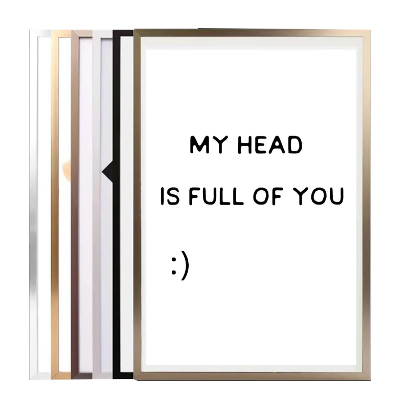 Hot Sale Modern Style Custom 4x6 8x10 A3 A2 Wall Frame Large Picture Photo Frame Wholesale