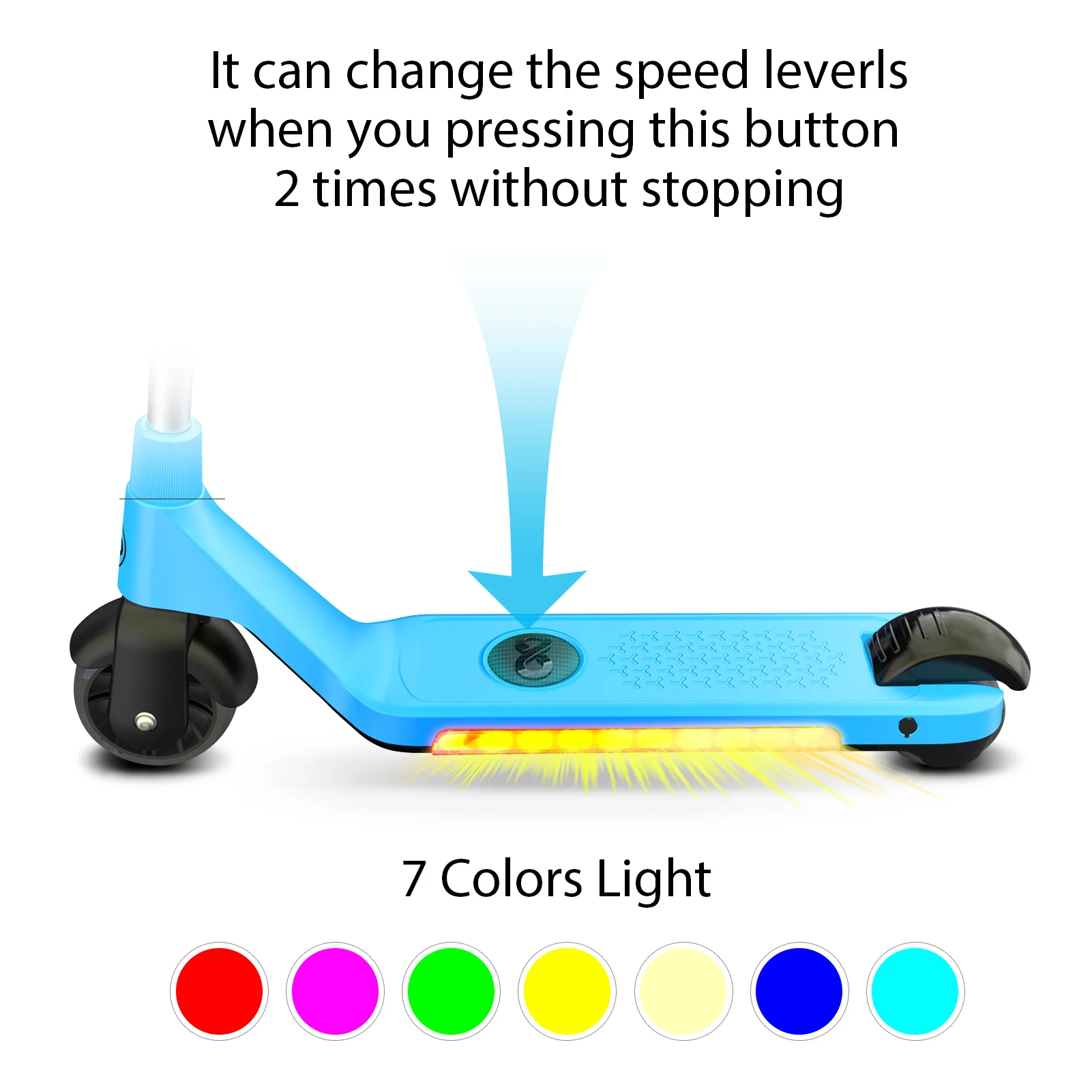 New Model gyroor H30 EU US Warehouse Portable E Scooter Push Kids Electric Drifting Scooters for kids Skateboard car