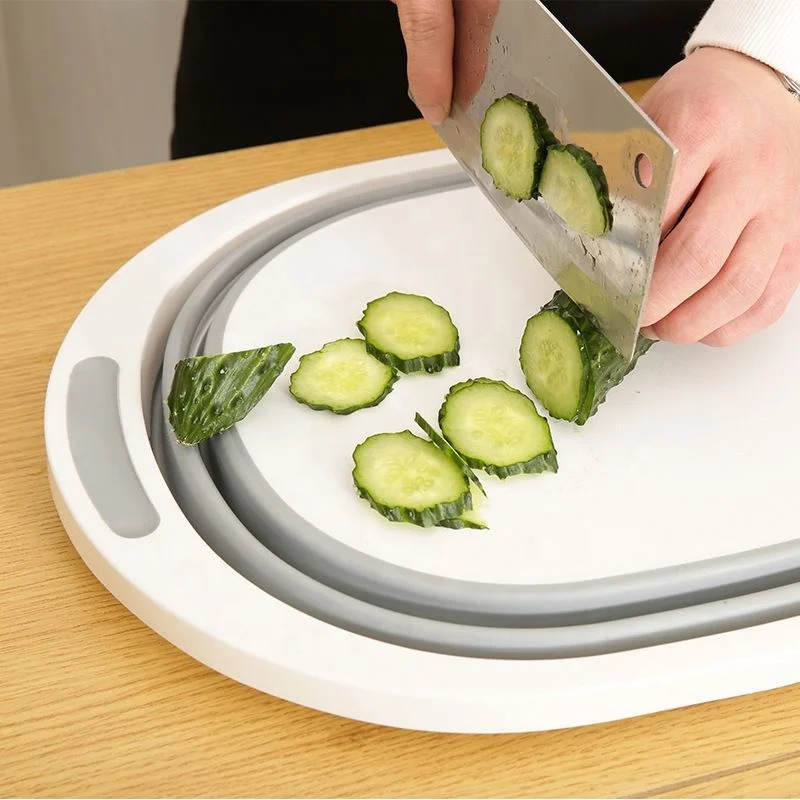 Multifunction Collapsible Board Dish Tub 3 in 1 Folding Sink Drain Basket Travel Outdoor Camp Portable Basins