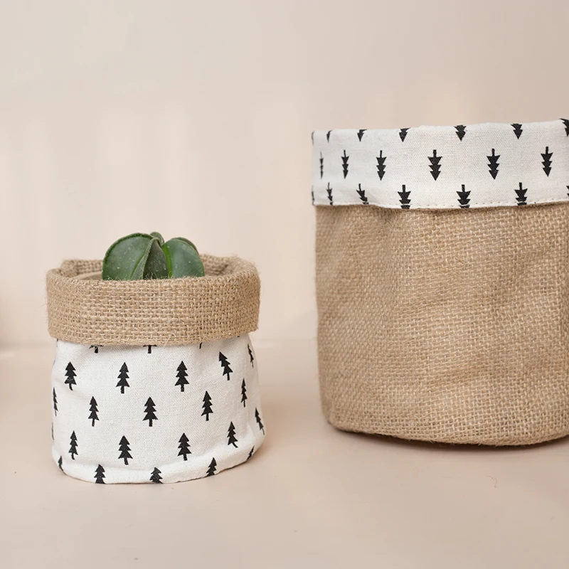 Jute Eco-friendly INS Flower Pot Covers & Coat