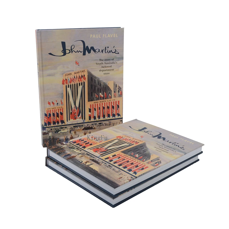 Professional Custom Thick Hardcover Book Printing Matte Lamination Full Color Art Paper Printing Books
