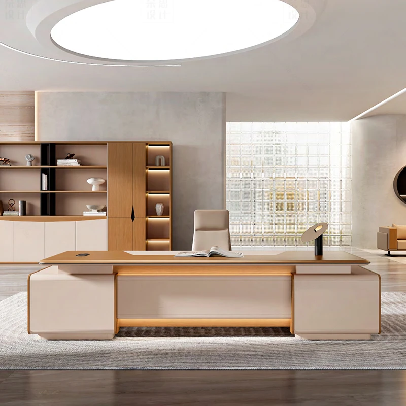New Arrival Modern Office Furniture Executive Desk Luxury CEO Manager Office Presidential Office Executive Table