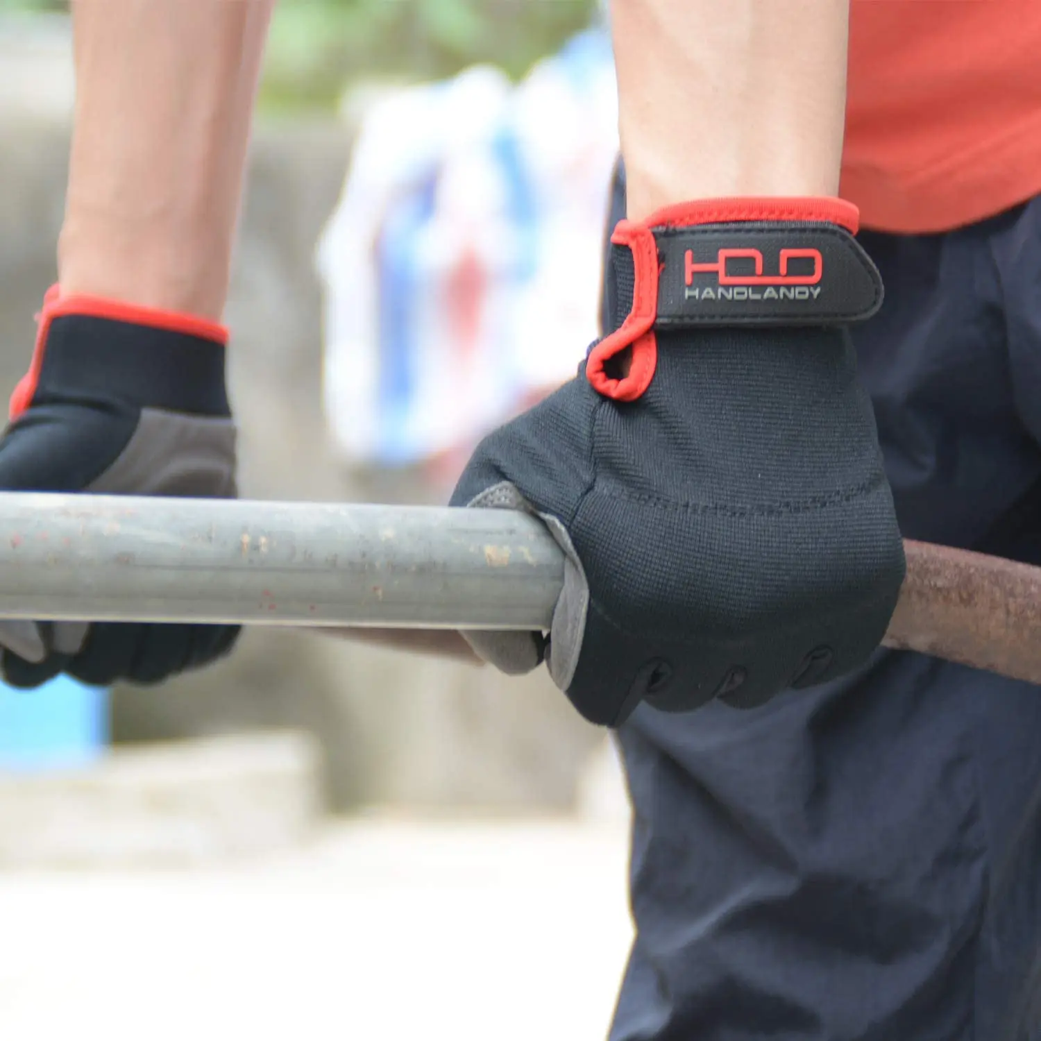 HDD In Stock #5972BK wholesale black touch screen microfiber hand  multi purpose liaht duty work gloves