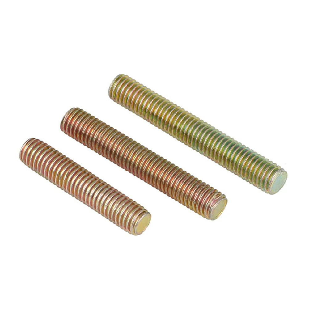 Threaded rod din975 carbon steel all fully threaded rods black yellow zinc plated