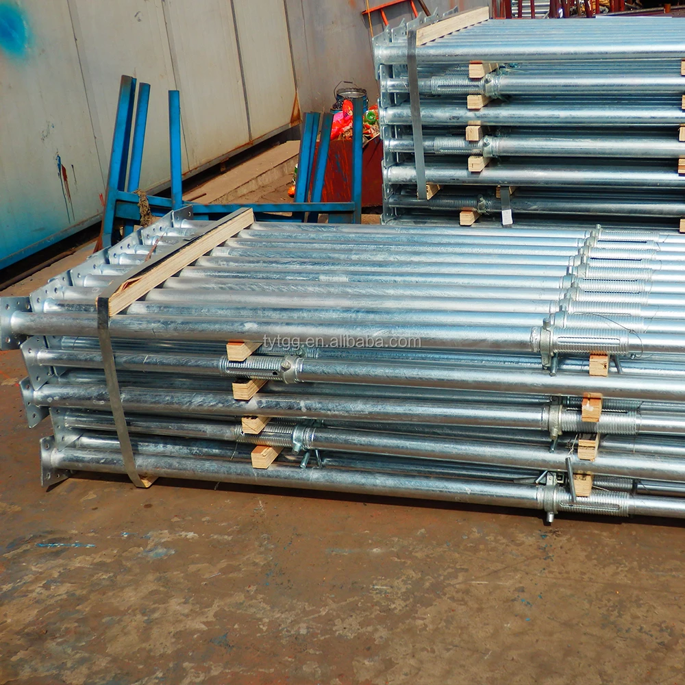Gi Heavy Duty Adjustable Telescopic Steel Prop For Scaffolding Galvanized Acrow Jack Prop Formwork Tripod