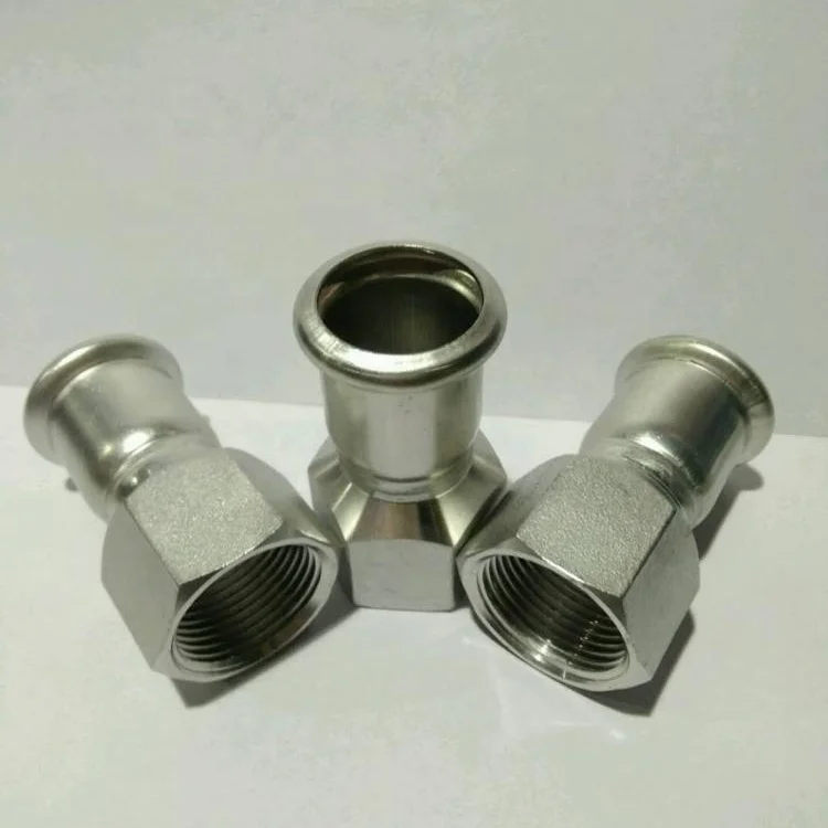 Stainless Steel M Profile female adapter compression press fitting coupling fittings