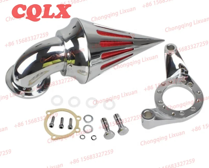High Quality Intake Filter System Chrome Spike Air Cleaner Intake Filter For Harley Davidson CV Carburetor Delphi V-Twin