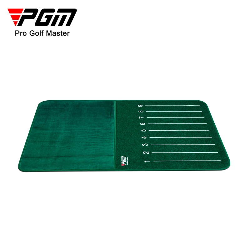 PGM DJD037 corrected standing position golf training chipping mat premium velvet golf mat for swing detection