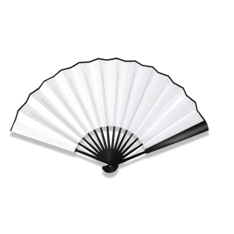 Bamboo Crafts Multicolor Wooden Hand Fan Chinese Fans Handheld Folded Fan For Wedding Party And Home Decoration