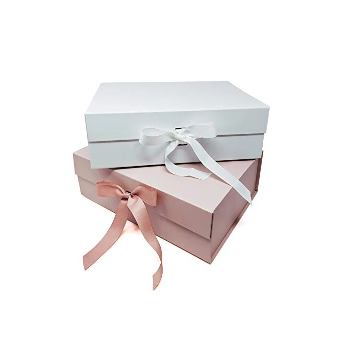 
Cheap Price Cardboard Paper Folding Flat Gift Box Custom Logo 