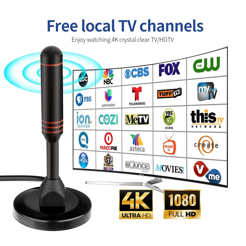 Factory Wholesale Superior Quality High Gain Oem Uhf Vhf Dvb-2 Digital Tv Antenna With Amplifier