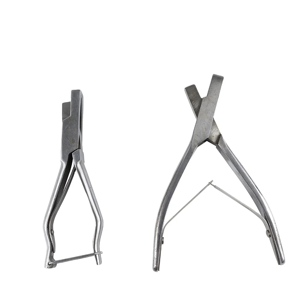 Livestock V or U Shape Pattern Ear Mark Stainless Steel Notching Cutting Pliers for Pig Cattle Sheep