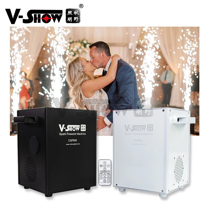 V-Show 650W Mini Cold Spark Machine for Wedding Effect music concert  birthday party ceremony Sparkler Firework Machine
