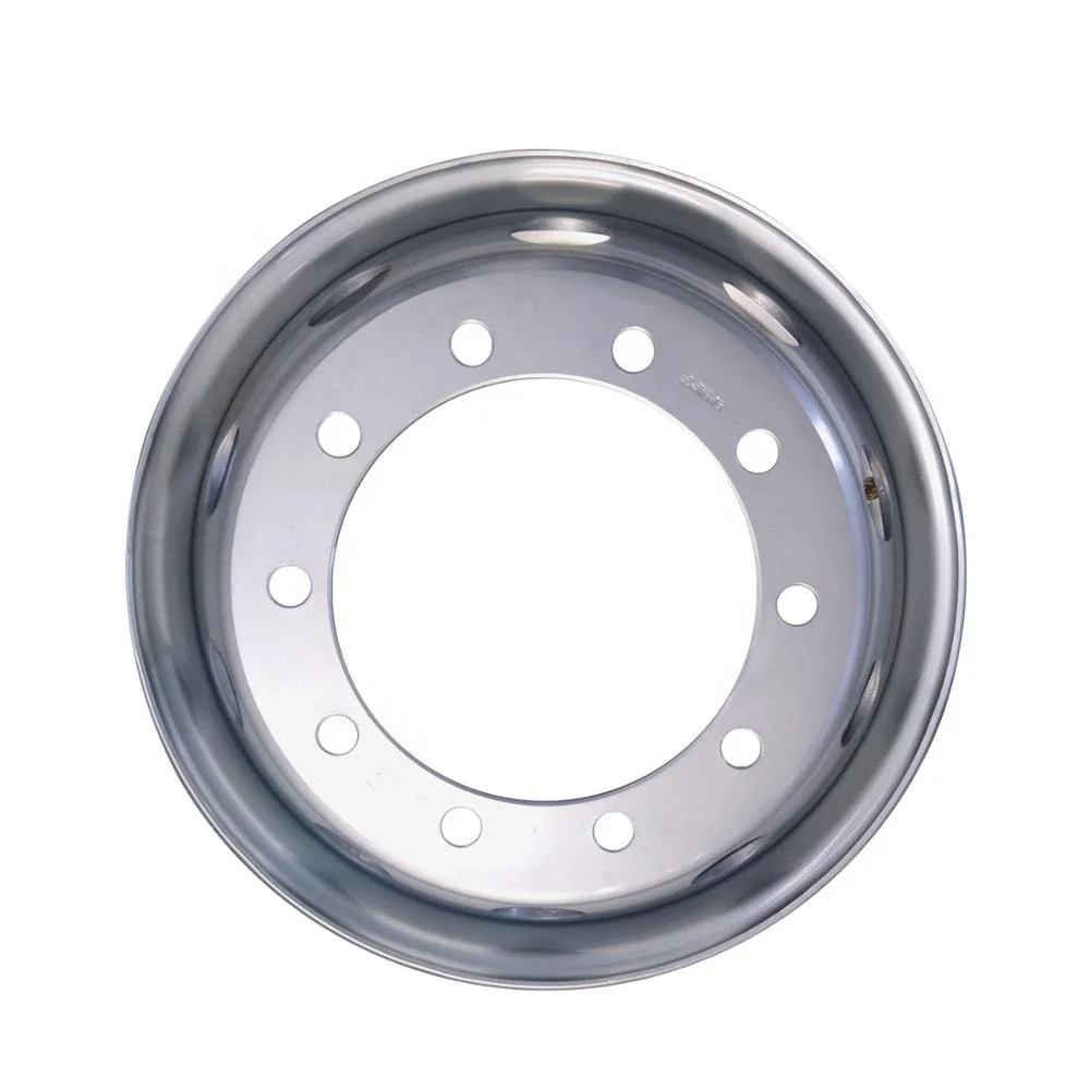 
Silver Color Coated Truck and Bus Steel Wheel Rim 22.5*6.75 