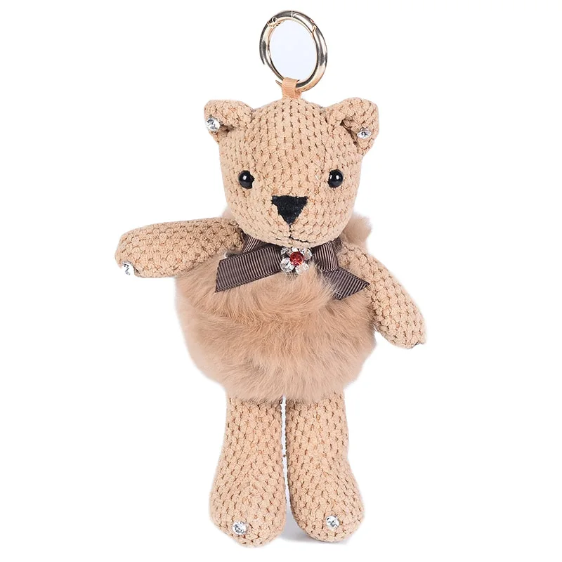 Promotional Sale Mini Teddy Bear Keychain Custom Zinc Alloy Key Chain