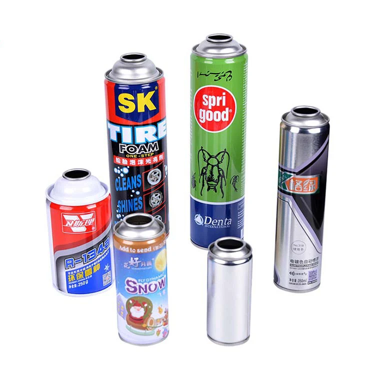 Customized Tinplate Bottle Spray High Quality Custom Logo Printed Empty Aerosol Can Metal Tin Box