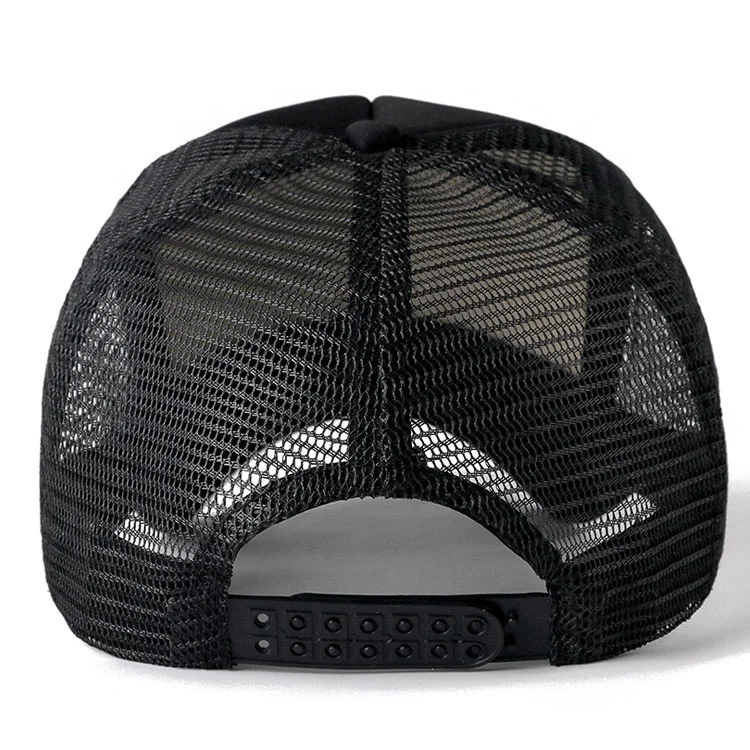 Trucker Hat Manufacturer Custom gym Foam Mesh Trucker Hat Cap High Quality Embroidery Mens Sport Cap 5 Panel Trucker Cap