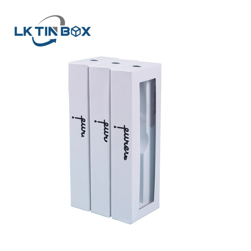 Custom Printed Cigarettes Pens Box Pre Roll Packaging Child Resistant Paper Box With Childproof Button And Window