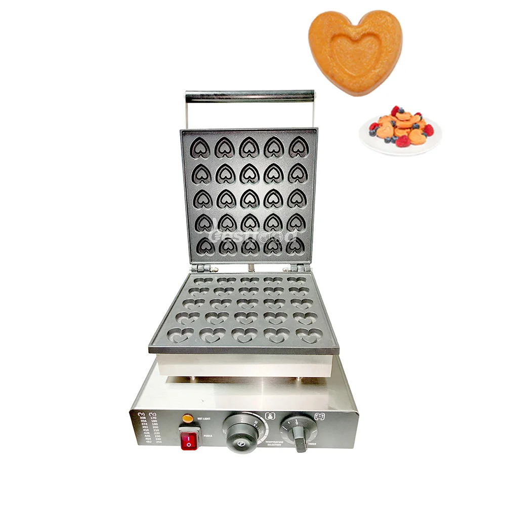 25PCS BIG Poffertjes Maker/ Dutch Pancakes/ Heart-Shape Muffin Maker For Sale