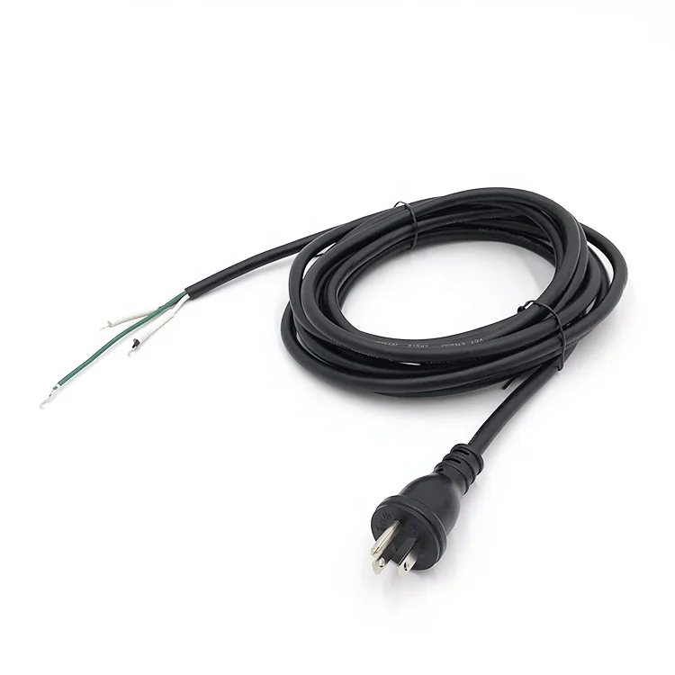 PSE standard 3-phase japan ac power plug with ground wire