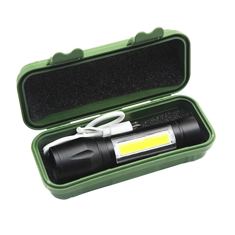 Многофункциональный мини-фонарик Biumart с USB-зарядкой Ультраяркий водонепроницаемый уличный портативный фонарик дальнего