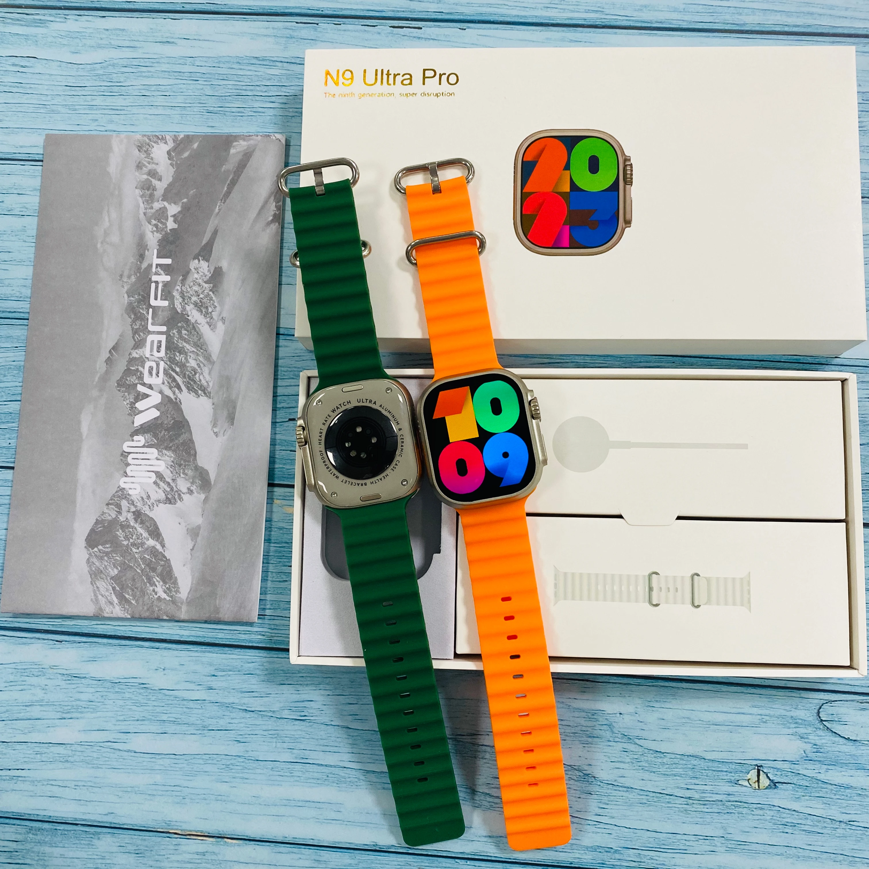 2023 New arrive 2.1 inch 49MM relojes smart watch series 8 iwo wearfitpro app series8 N9 ultra pro smartwatch with compass