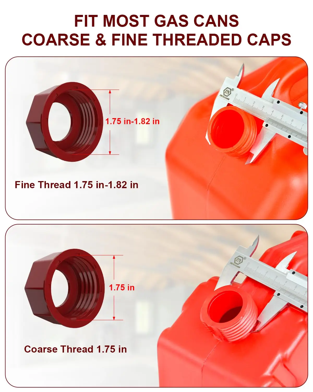 No-Spill Replacement Gas Can Spouts Kit with Vent Flexible Pour Nozzle Fit for Most 1/2/5/10 Gallon Oil Cans