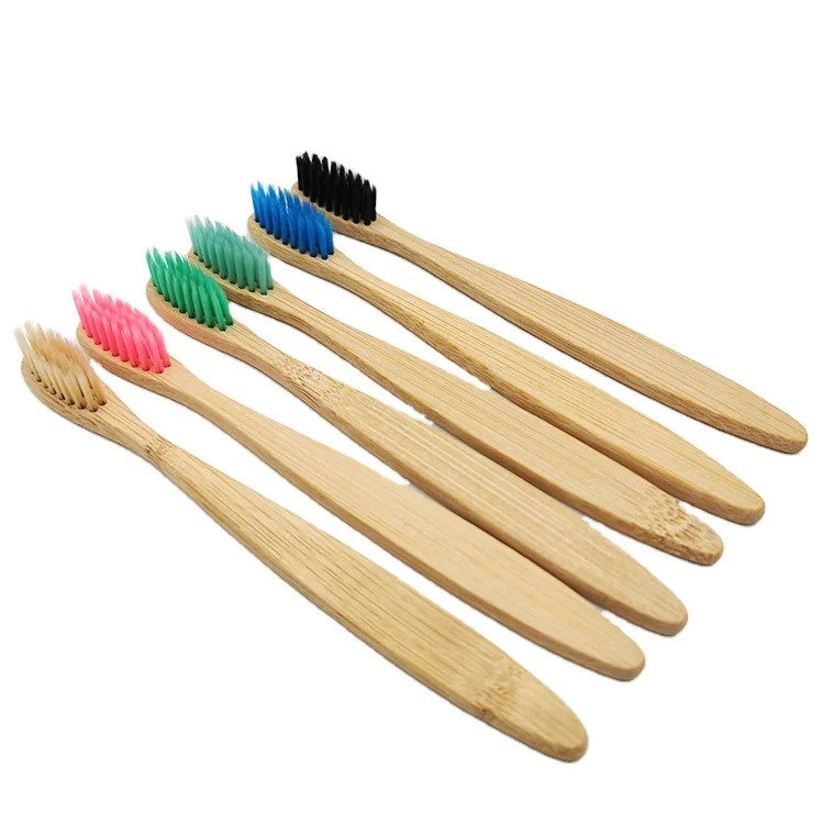 
100% Easy Biodegradable Organic Hotel Bamboo Toothbrush 