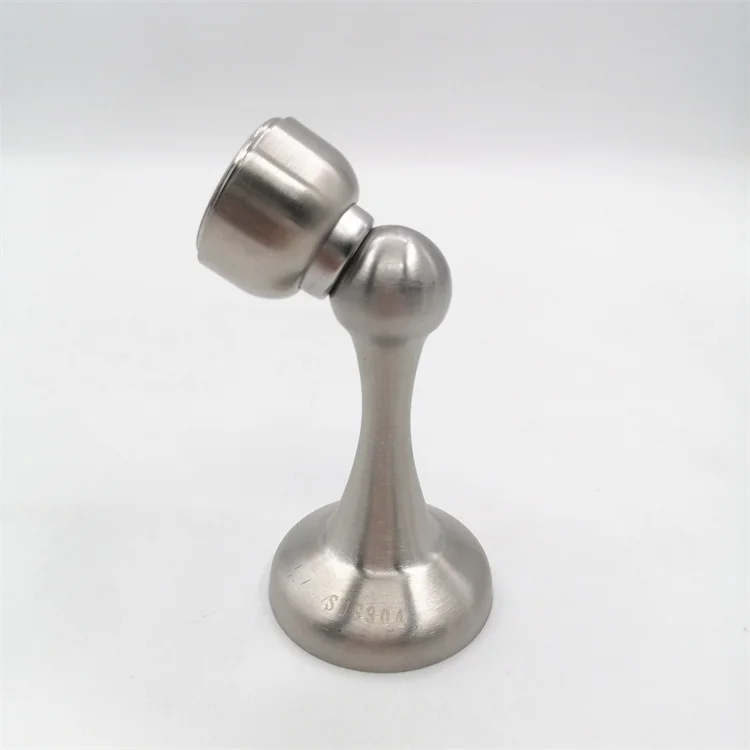 Heavy Duty Strong magnetic Force Hidden Satin Stainless Steel Door Stoppers Door Stop For Kitchen Home Office
