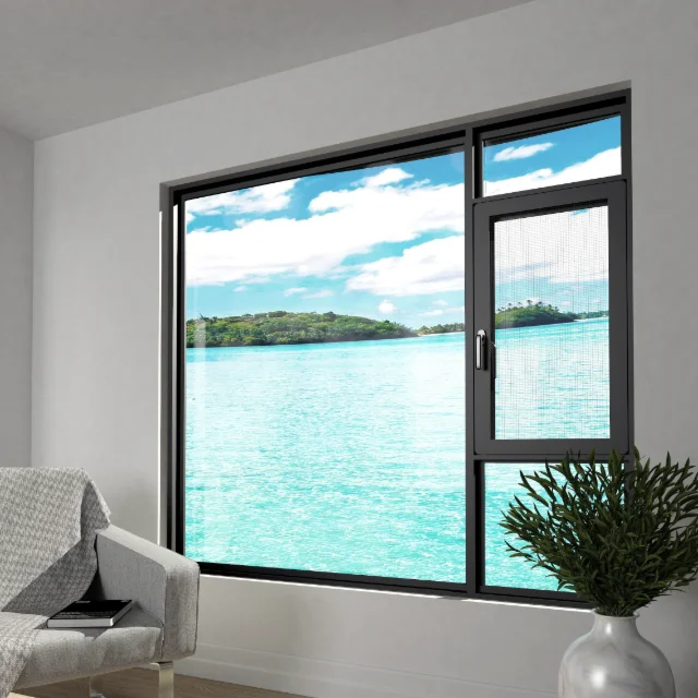 Factory Directly Supply Security Aluminium Swing Windows And Door Design Swing Outward Window