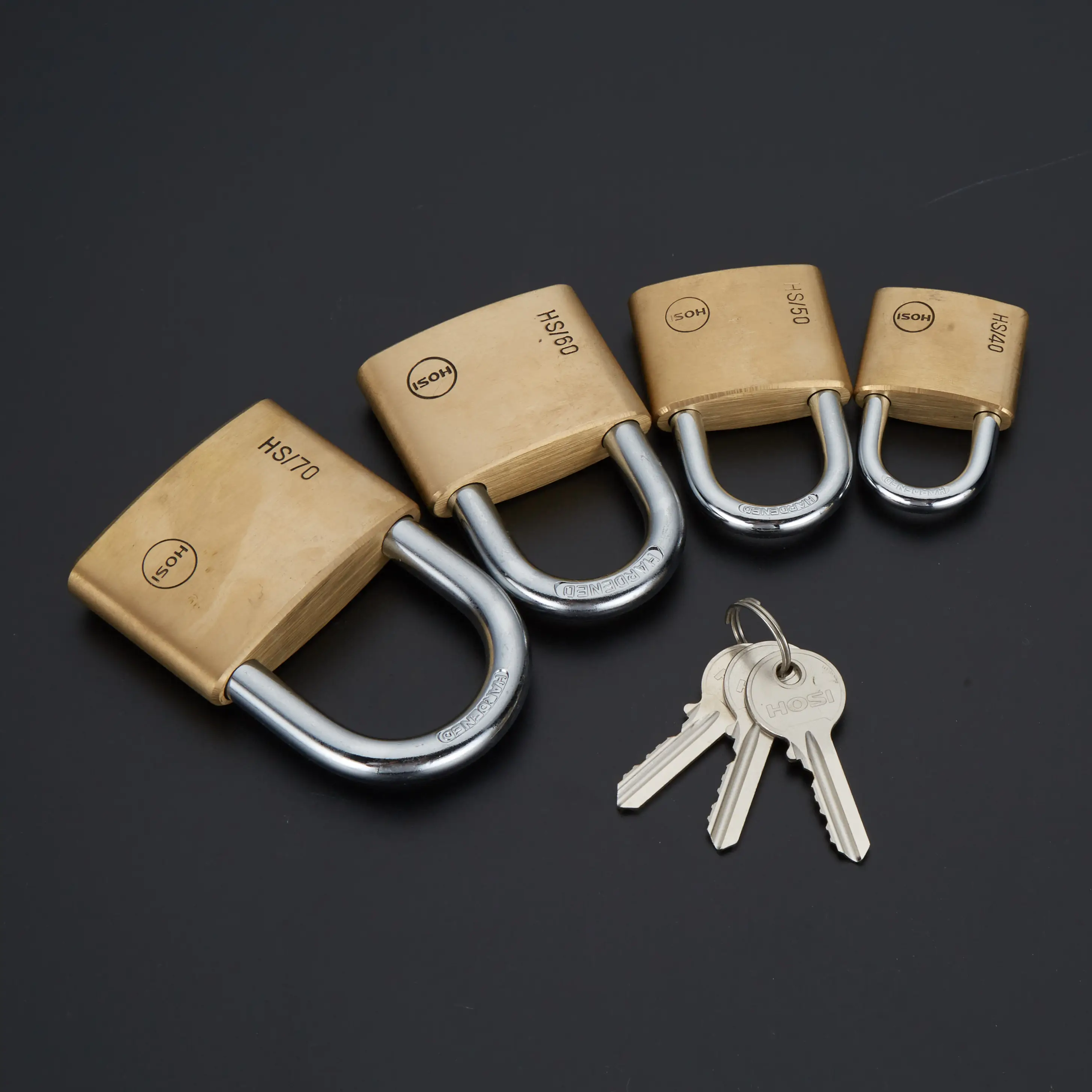
Custom 60mm Copper Shackle Safety Lockout Padlock with Master Key 