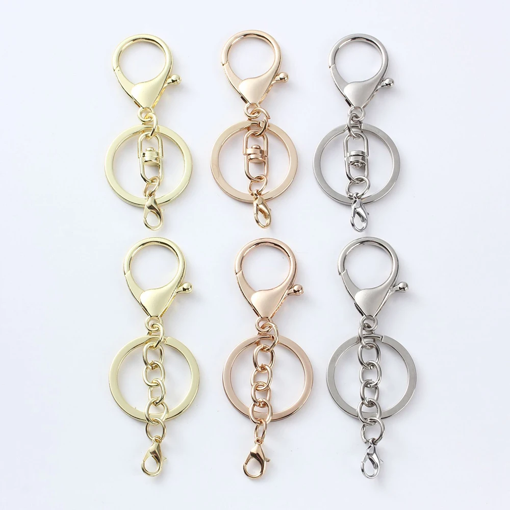 2024 Trending Gold Lobster Clasp Fashion Toy Doll Keychain Metal Keychains With Ring