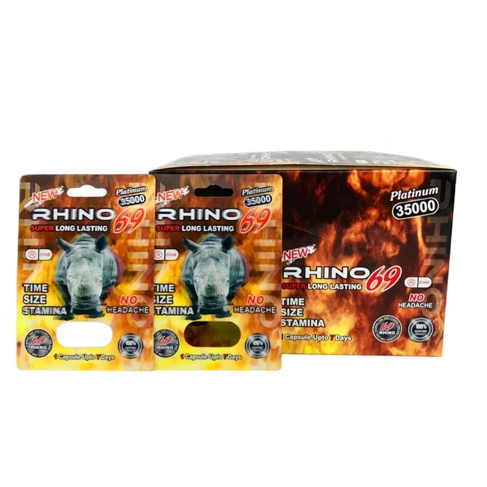 Rhino 99 3d Display Box For Rhino Pills Male Enhancers Sexual Performance Rhino 25 11 12 99 Blister Cards Sex Pill Container