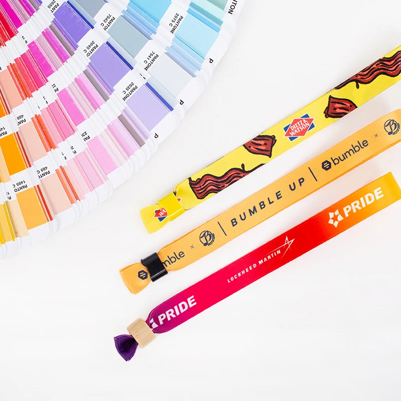 Sublimation Wristband Custom Promotional Gifts Festival Disposable Printable Thermal Wristbands for Events