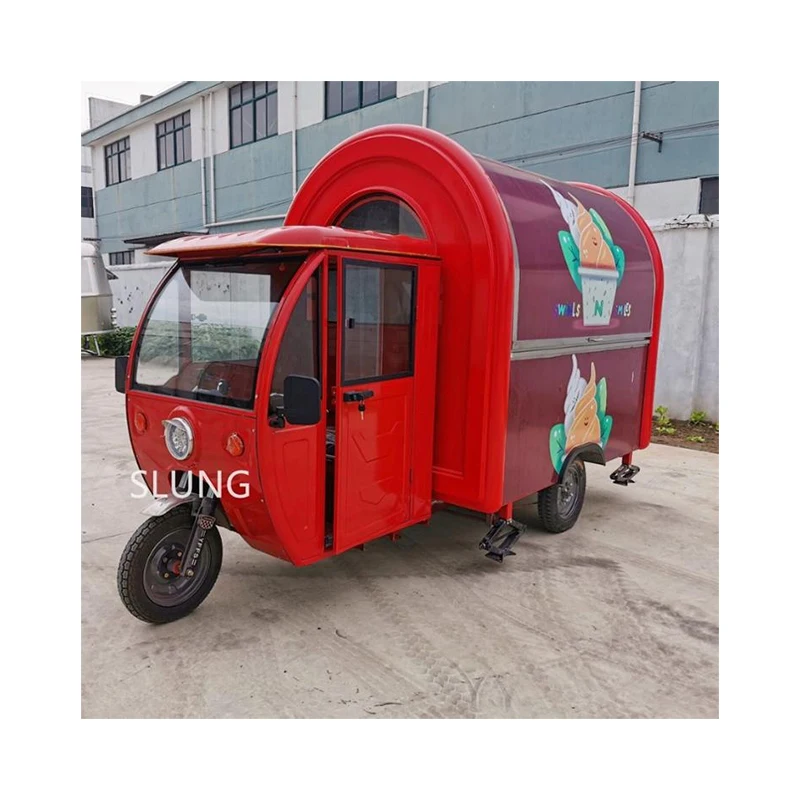 electric food trailer outdoor and home usa three wheel carts/ mobile customized electric camping concession mobile truck