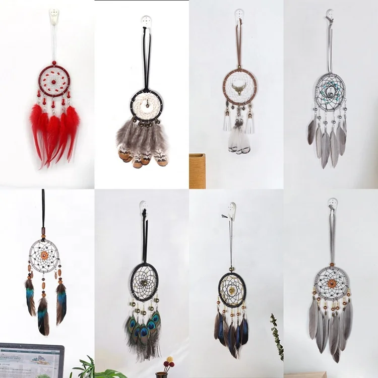 
Hot Selling New Decoration Simple Wind Chimes Small Dream Catcher Car Dream catcher 