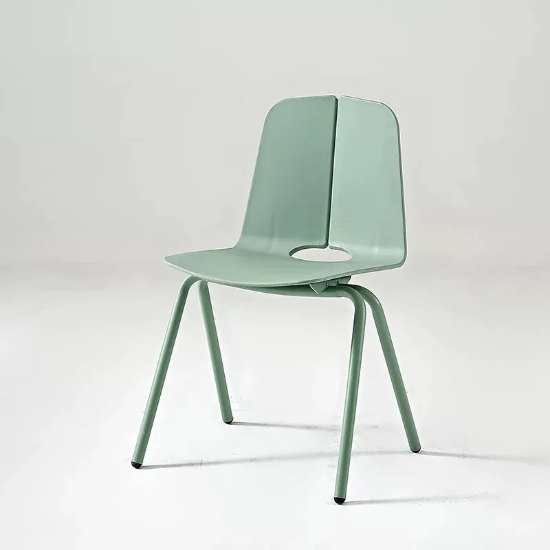 High Quality Restaurant  Furniture Colorful Plastic Chair Metal Legs Dining Chairs Black Folding French Wood Dining Room Chairs